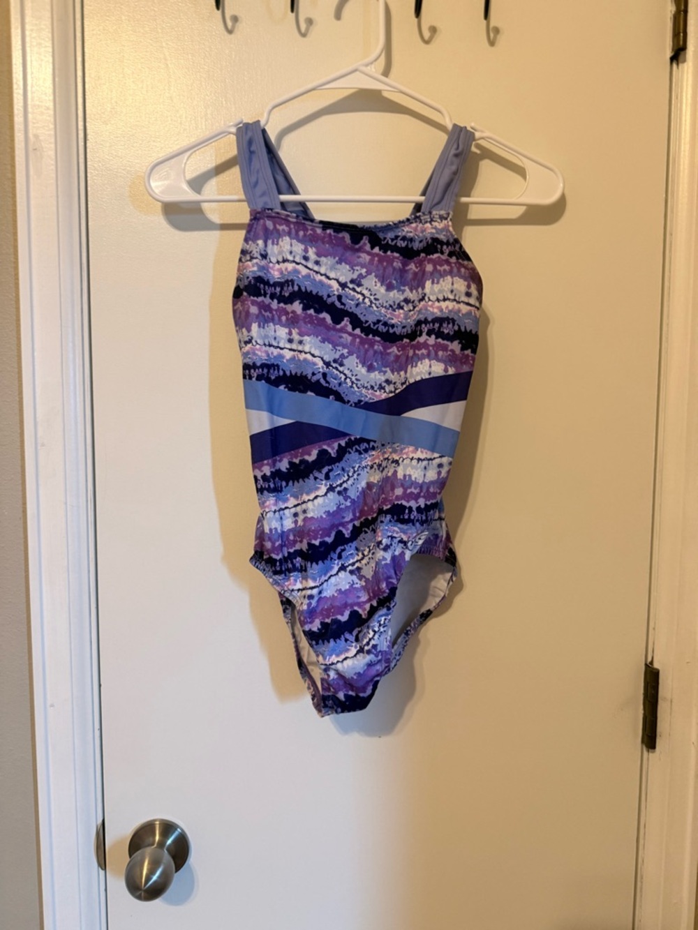GK Purple Multi-Color Girls' One-Piece Leo